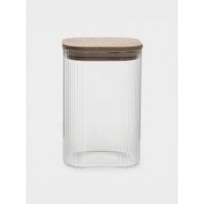 Банка для продуктов BAMBOO 800мл квадратная 582-263