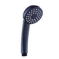 Лейка для душа 1 режим черная P04-6