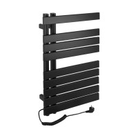 Полотенцесушитель элекрический 800х500х115 210W Л черный 08150В