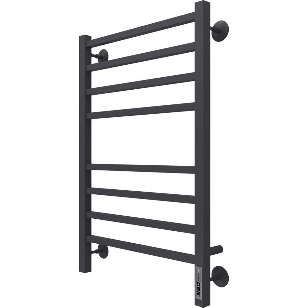 Полотенцесушитель элекрический 800х500х115 210W Л черный 08150В