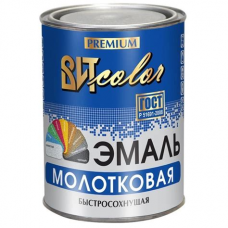 Эмаль с молотковым эффектом ВИТcolor Коричневая 0,8кг 96954