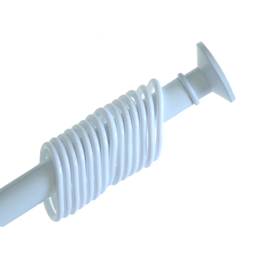 Карниз д/ванной угловой 1,6 м закругленный белый 100014 Карниз д/ванной угловой 1,6 м закругленный белый 100014