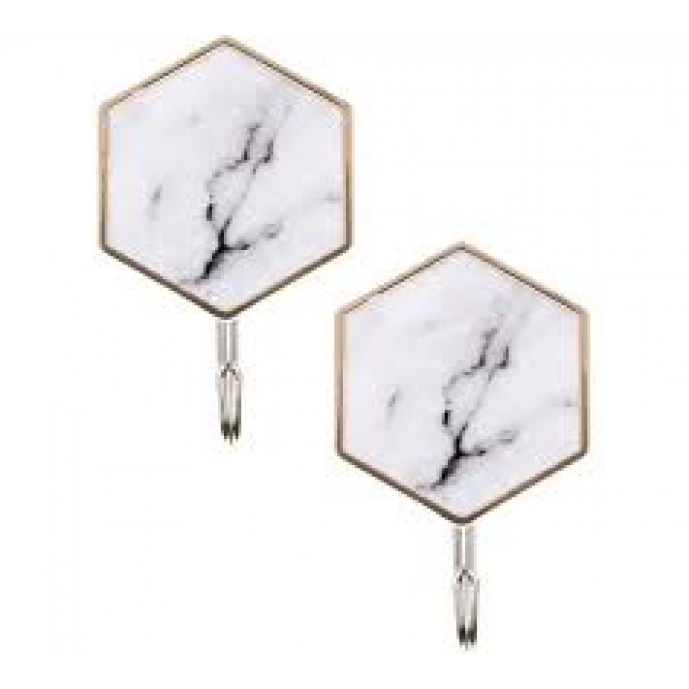 Крючки самоклеющиеся Ромб мрамор 2шт 906-436 Крючки самоклеющиеся Ромб мрамор 2шт 906-436