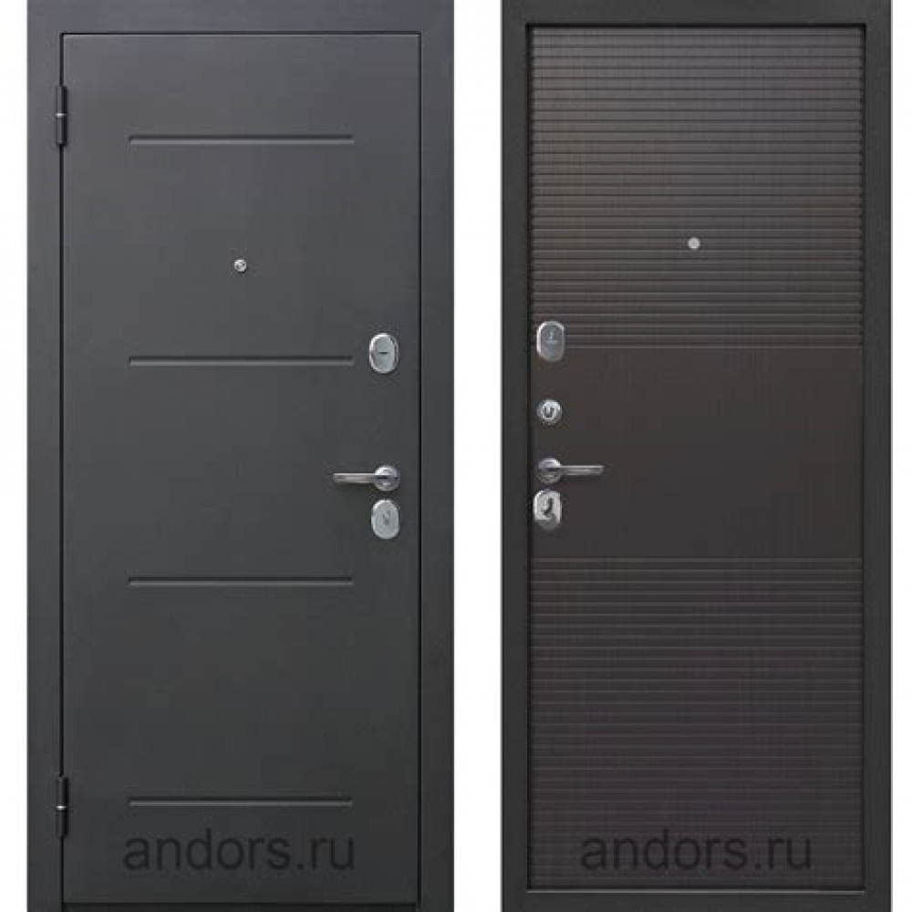 Дверь метал. Геометрия бетон снежный 2050*860мм правая 