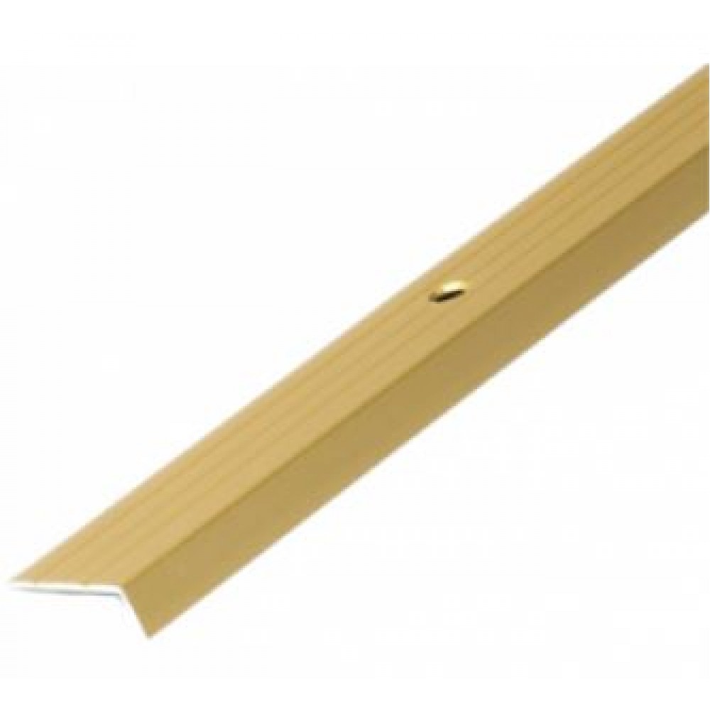 Профиль алюминиевый Д  1 (0,9м) золото