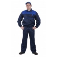 Костюм Гелиос (куртка+п/комбинез.) василек/т.синий р.48-50 рост3/4 АКЦИЯ 30%