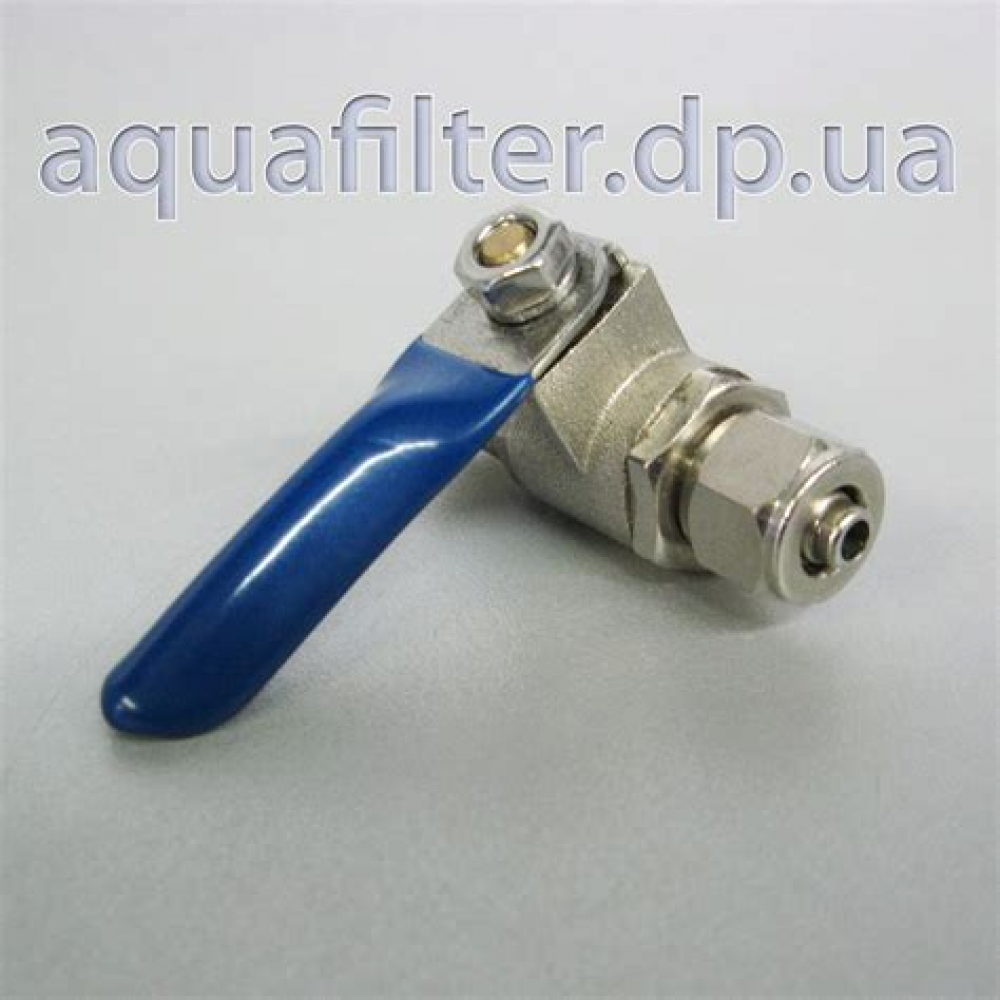 Кран пластик. на одну воду АБС  серый (608)