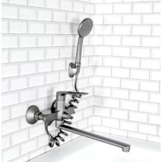 Смеситель для ванны с плоским длинным изливом B22-15319 