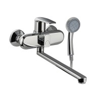 Смеситель для ванны FABIA с длинным плоским изливом 9681