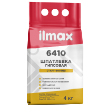 Шпатлевка гипсовая ILMAX 6410 Финиш мешок  4кг  