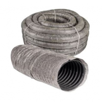 Труба дренажная 160мм с геотекстильным фильтром мин.рез 1м 