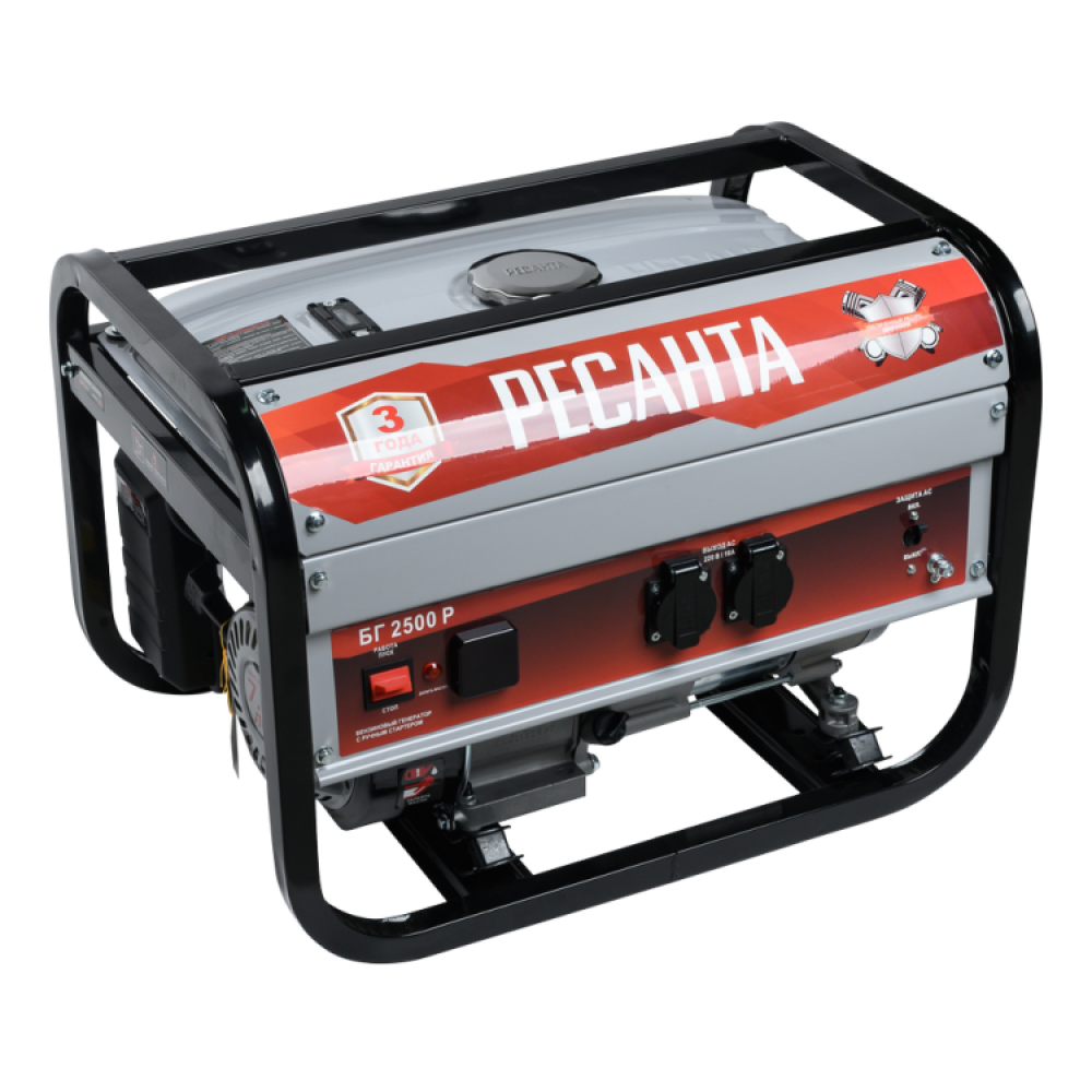 Генератор бензиновый БГ 4000 Р РЕСАНТА Генератор бензиновый БГ 4000 Р РЕСАНТА