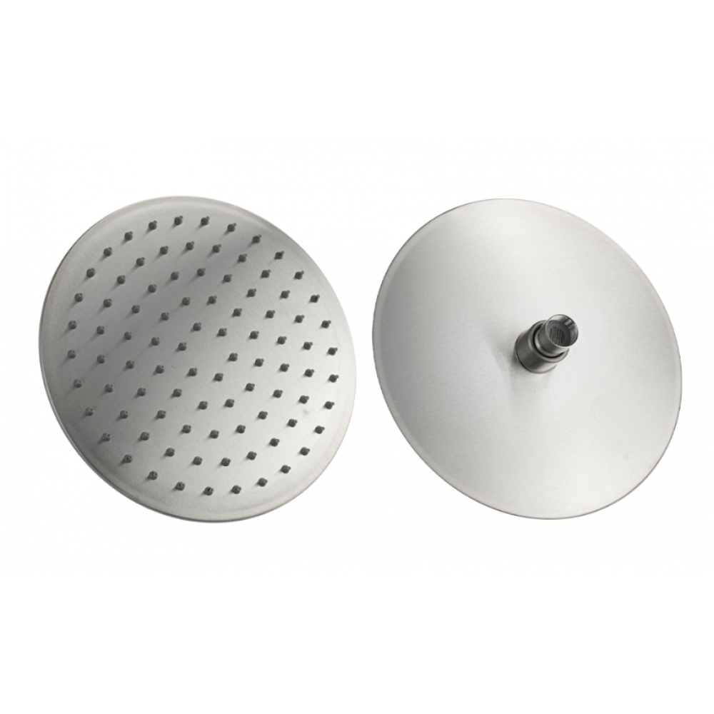 Лейка для тропического душа круглая сатин АНТИВАНДАЛЬНАЯ (6046)