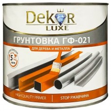 Грунтовка по металлу ГФ-021 Красно-коричн Dekor 0,8 кг 60-495