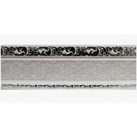 Карниз потолочный 2-рядный Гранд Люкс Хром Белый 320см РАСПРОДАЖА ХХХ 