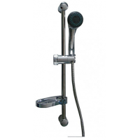 Стойка для душа METAL металлокерамика с лейкой и мыльницей 00001 ХХХ