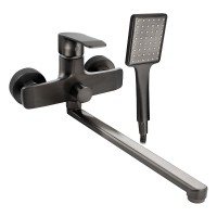 Смеситель для ванны ТИТАН длин.нос,шаровый с дивертором (5170)