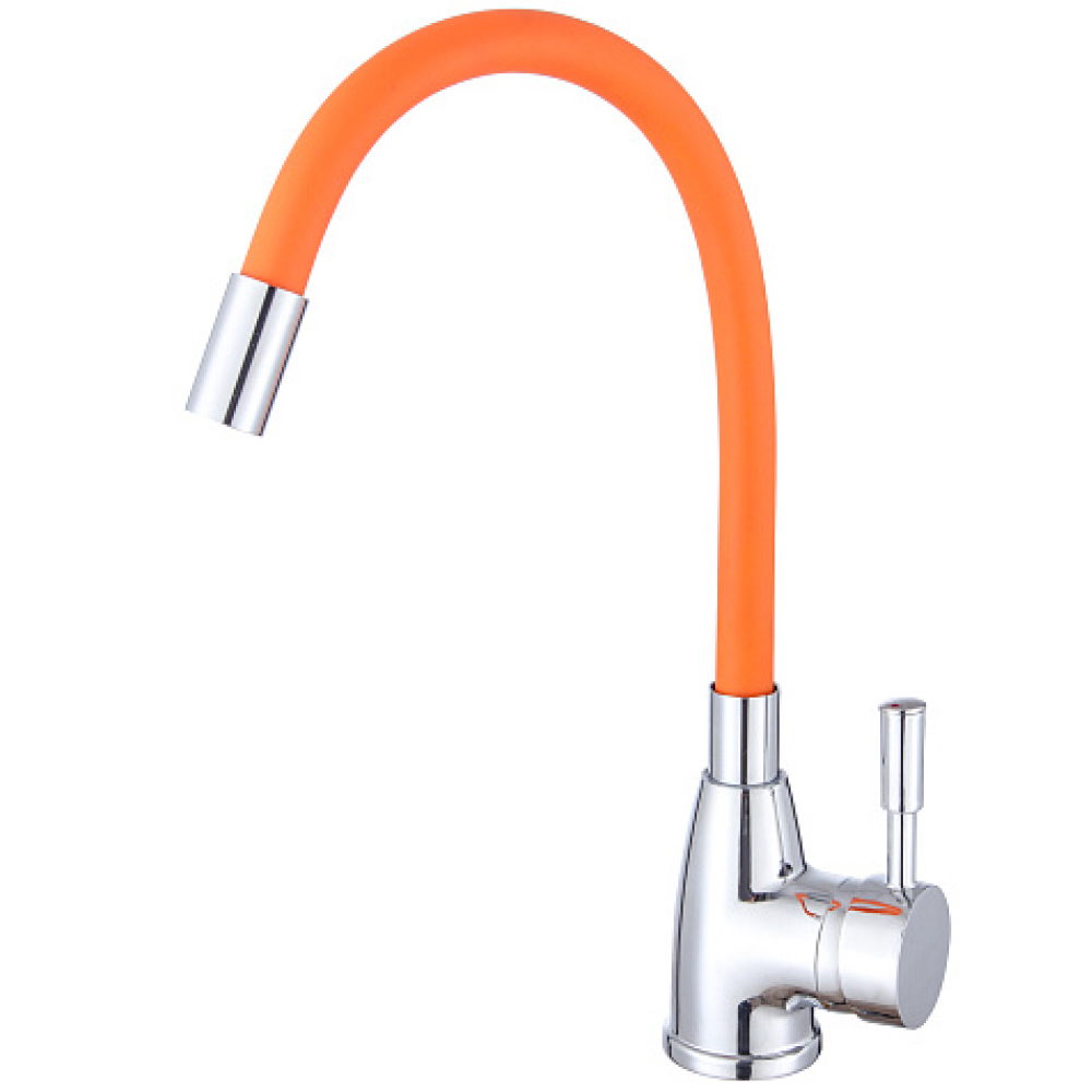 Смеситель для кухни с боковой ручкой ROEGEN 40мм Оранжевый RD014O
