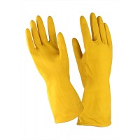 Перчатки хозяйственные латексные L