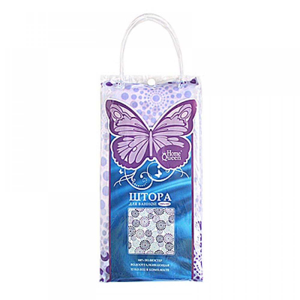 Шторка для ванной 180*180 EVA Селфи плюмерия 547-355