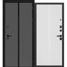 Дверь метал. МДФ/МДФ ЛАКОБЕЛЬ ЛИНИИ 2050*860 правая