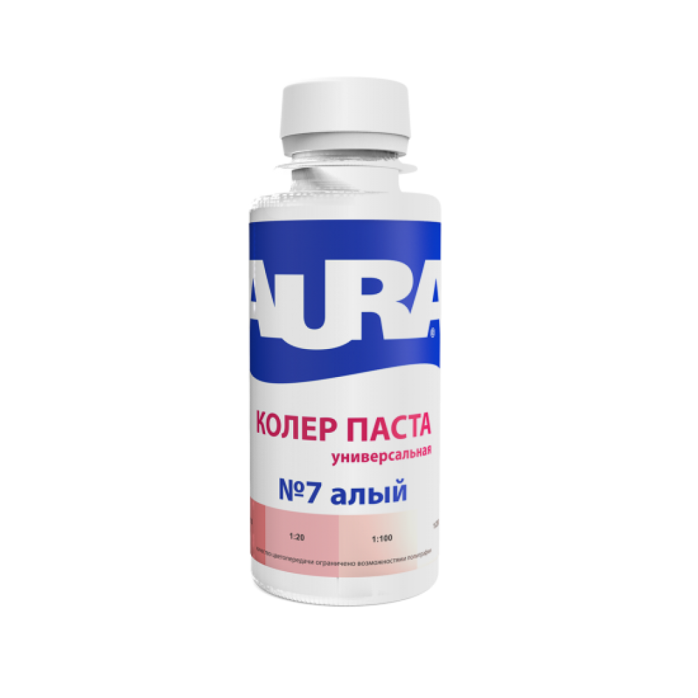 Колер универсальный  0,1л алый №7 AURA