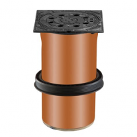 Люк телескопич.для трубы ствол DN 315  глухой