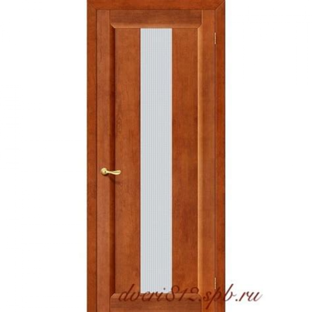 Полотно дверное М Вега-18 Т-31 200*60 Темный Орех (стекло) АКЦИЯ 50% ххх