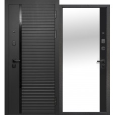 Дверь метал. Черное зеркало 2050*960мм правая Дверь метал. Черное зеркало 2050*960мм правая