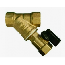 Фильтр косой 1/2" с мини краном