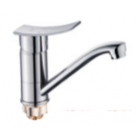 Смеситель для кухни POTATO силумин короткий излив P4520-2