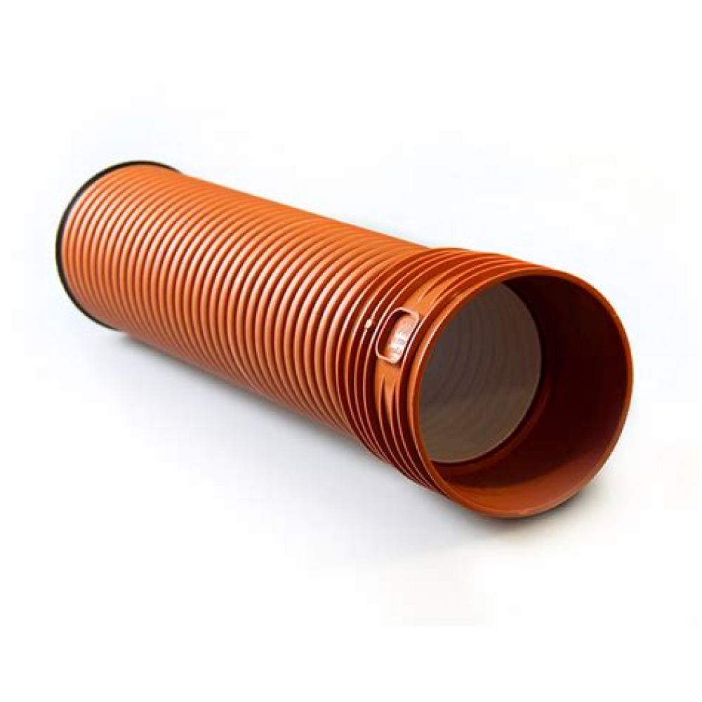 Труба ствол гофрированная с раструбом DN 500х6000мм SN8 Труба ствол гофрированная с раструбом DN 500х6000мм SN8
