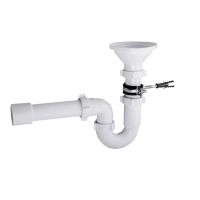 Сифон для мойки прямоточный с разрывом потока струи 1 1/2 х 40  (RS-41078)