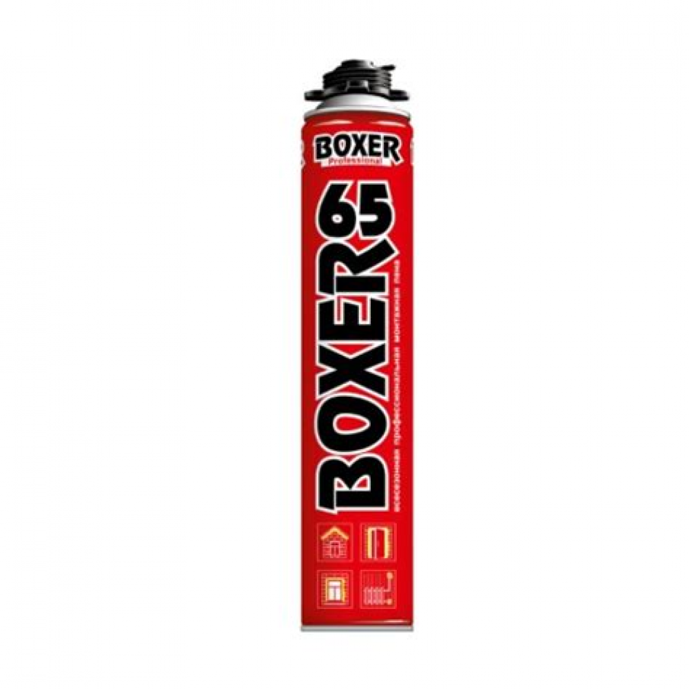 Пена монтажная профессиональная всесезонная BOXER 65 800мл. 