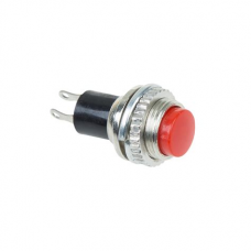Выключатель (авто) ON-OFF 220V 2А (2с) О16.2 металл красная Mini 36-3351