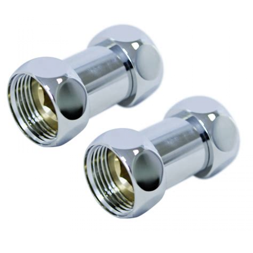 Соединение для полотенцесушителя прямое 3/4"х3/4" гайка-гайка Соединение для полотенцесушителя прямое 3/4"х3/4" гайка-гайка