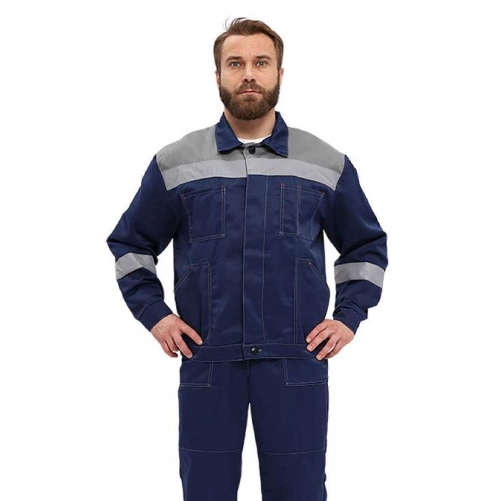 Костюм ЛЕГИОН мужской куртка/полукомб. т.синий/василек р.56-58 182-188 (КОС817-002) ХХХ АКЦИЯ 20%