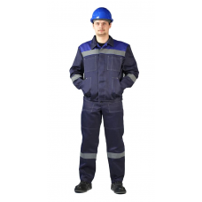 Костюм ЛЕГИОН мужской куртка/полукомб. т.синий/василек р.60-62 170-176 (КОС817-002) ХХХ АКЦИЯ 20%