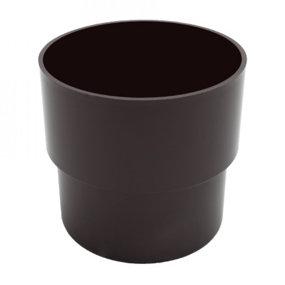 Муфта (соединитель трубы) FINEBER 80 RAL 8017