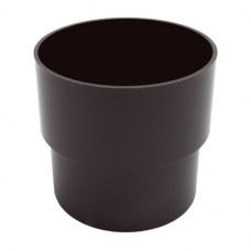 Муфта (соединитель трубы) FINEBER 80 RAL 8017