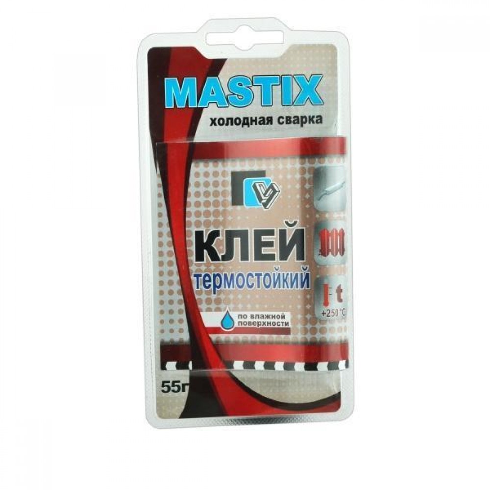 Холодная сварка по влажной поверхности MASTIX термостойкая 55гр. (+250С) 002485