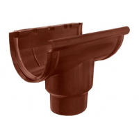 Штуцер проходной MUROL 130  80/100 коричневый