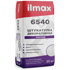 Раствор штукатурный минеральный Короед 3мм ILMAX 6540 мешок 25 кг  42м/пал (серый)
