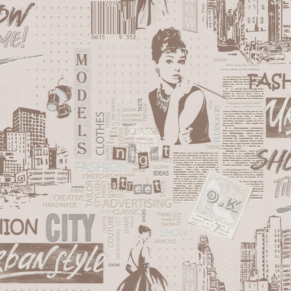 Обои бумажные 0,53*10,05 Кутюр 6312-2