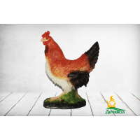 Фигура садовая Курица пестрая 40*29смАКЦИЯ 15%