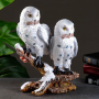 Фигура садовая Совы полярные 32*22см АКЦИЯ 15%