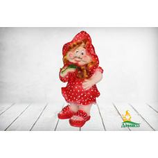 Фигура садовая Девочка-Клубничка 52*32*27 см АКЦИЯ 15%