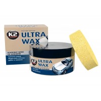 Паста полироль для кузова с воском (+губка) ULTRA WAX 250мл К2
