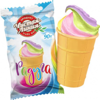 Мороженое вафельный стаканчик РАДУГА флоупак 90гр АКЦИЯ 25%