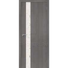 Полотно дверное ЭКО Порта-51 200*90 Grey Crosscut Silver Art АКЦИЯ 25% ххх